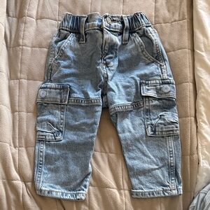 Baby GAP blue cargo jeans